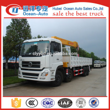 Dongfeng Kinland 8x4 caminhão pesado guindaste com XCMG 16 tonelada caminhão montado guindaste hidráulico à venda